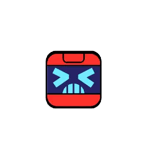 Skull With Speech Bubble Sticker
