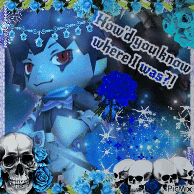 Skulls And Flowers Collage How Do You Know Where I Was GIF