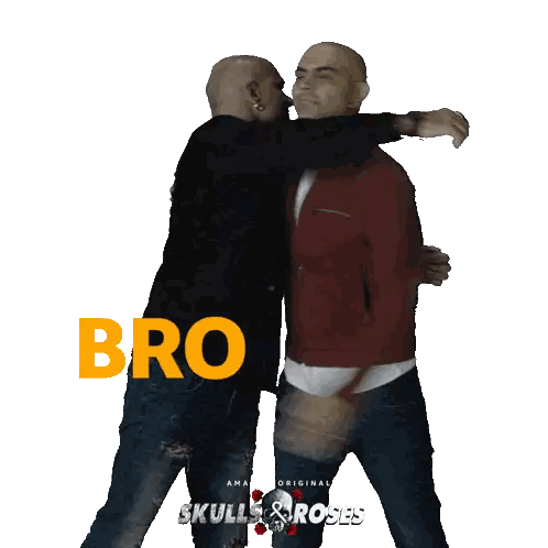 Skulls And Roses Hugging Poster Sticker