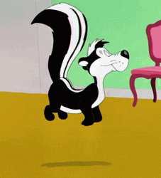 Skunk Pepe Le Pew GIF