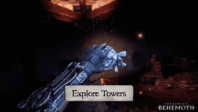 Skydance's Behemoth Heart Statue GIF