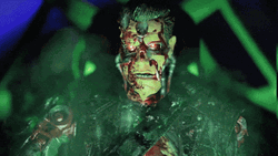 Skynet Steaming And Face Melting GIF