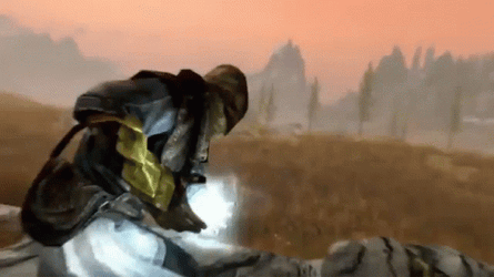 Skyrim Deer Butt Shot GIF