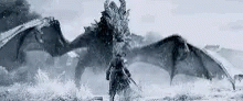 Skyrim Dragon Snow GIF