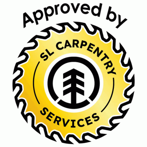 SL Carpentry Services Tree Logo GIF