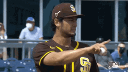 Slam Diego Padres Brown Jersey Uniform GIF