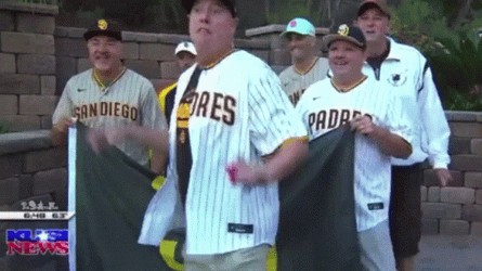 Slam Diego Padres Fans Happy Dance GIF