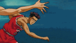 Slam Dunk Ryota Miyagi Amazing Ball Pass GIF