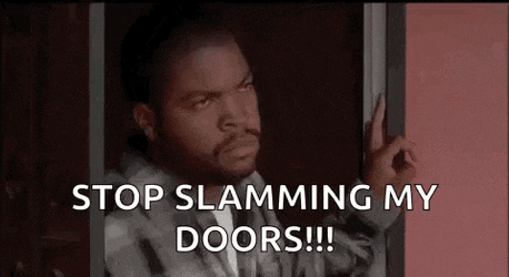Slamming Door Shutting Door GIF