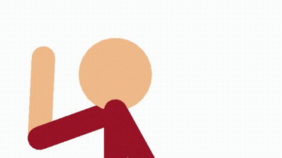 Slap Cam Logo With Stick Figure And Circle GIF