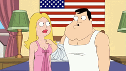 Slap Fight American Dad Funny GIF