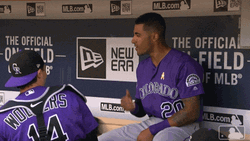 Slap Fight Colorado Rockies MLB GIF