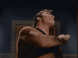 Slapping Self James Kirk GIF