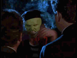 Slapping The Mask Jim Carrey