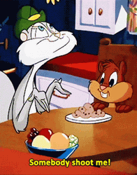 Slappy Squirrel Shoot Me GIF