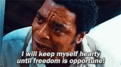 Slave Actor Chris Chalk Yelling GIF