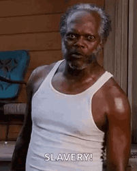 Slave Samuel Jackson Fierce Eyes GIF