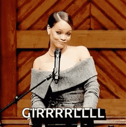 Slay Rihanna Girl Hair Flip GIF
