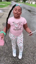 Slay Turn Cute Girl Braided Hair GIF