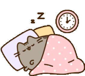 Sleep Pusheen Sticker GIF