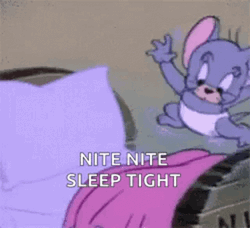Sleep Tight Nibbles Mouse Tom And Jerry GIF