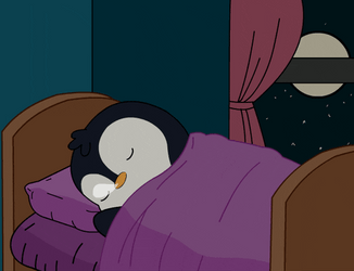 Sleep Tight Panguin Boa Noite GIF