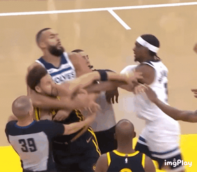 Sleeper Hold NBA Rumble Rudy Gobert GIF