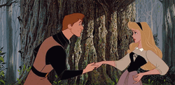 Sleeping Beauty Holding Prince GIF