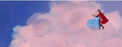 Sleeping Beauty On Clouds GIF