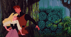 Sleeping Beauty With Prince GIF