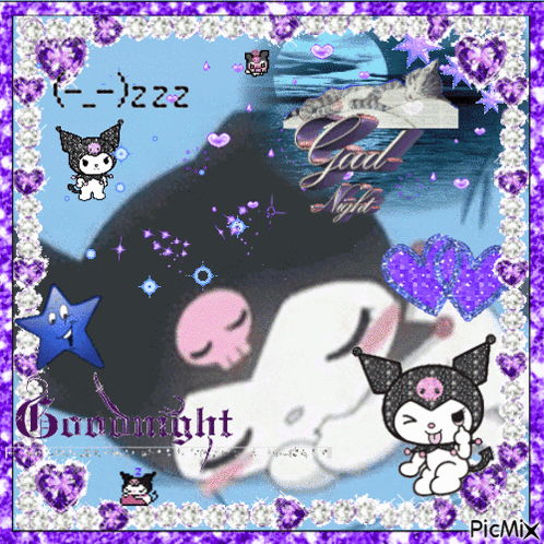 Sleeping Cat Good Night GIF