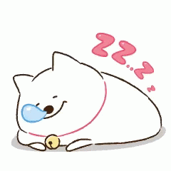 Sleeping Dog Snore Kawaii Sticker