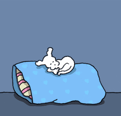Sleeping Dog Zzz Chippy Cartoon