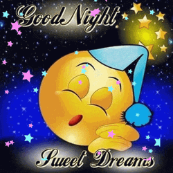 Sleeping Emoji Dobranoc GIF