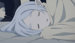 Sleeping Frieren Cute Face GIF