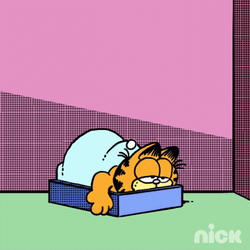 Sleeping Garfield It's Monday GIF