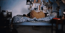 Sleeping Guy Drowns In Flood Water GIF