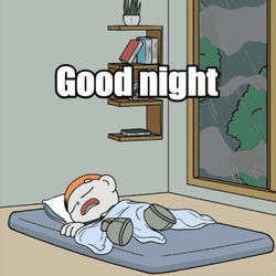 Sleeping In A Rainy Night GIF