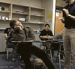Sleeping In The Classroom GIF