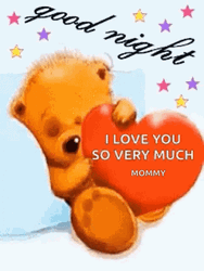 Sleeping Lovely Bear Dobranoc GIF