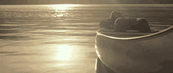 Sleeping On The Canoe GIF