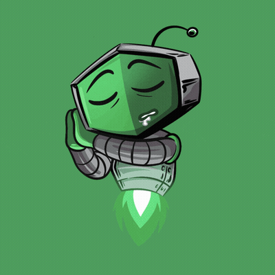Sleeping Robot With Zzz GIF