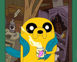 Sleepless Jake The Dog Good Morning Cartoon GIF
