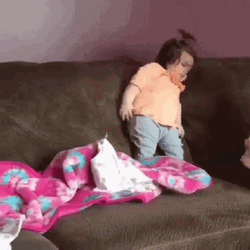 Sleepy Baby Girl GIF