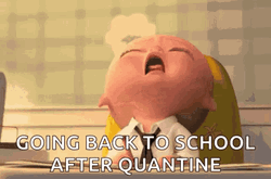 Sleepy Big Boss School After Quarantine GIF