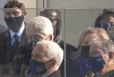 Sleepy Bill Clinton Balloons GIF