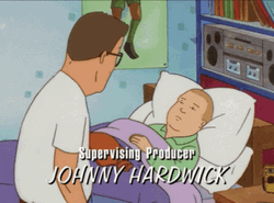 Sleepy Bobby Hill Bidding Goodbye GIF