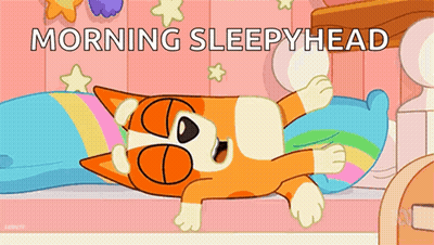 Sleepy Cat Lying On Bed GIF