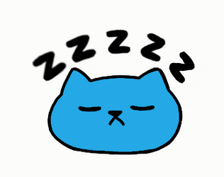 Sleepy Cat Purring Time GIF