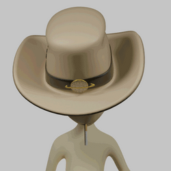 Sleepy Cowboy Shoots Raygun GIF